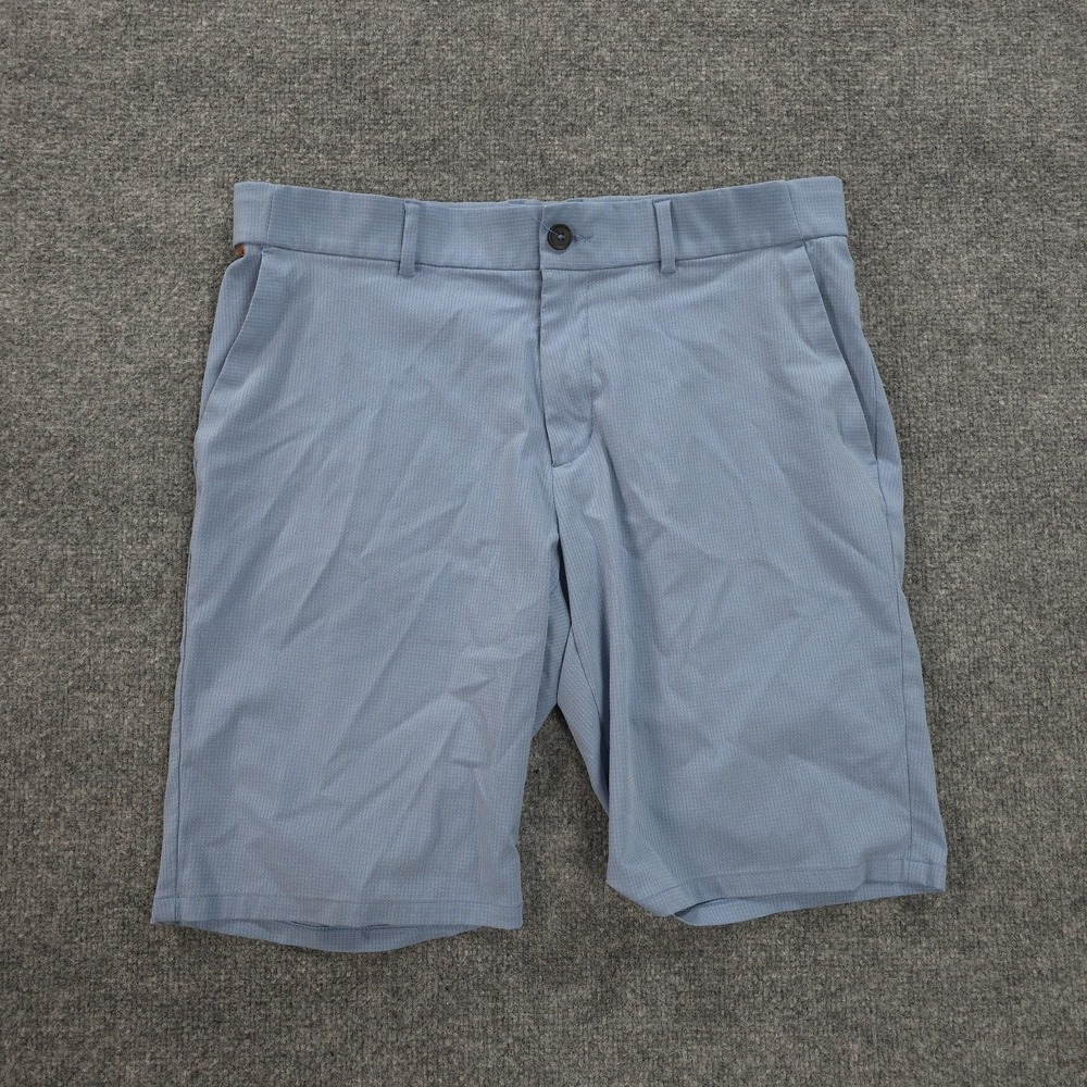 KJUS Shorts Mens 34 Blue Trade Wind 10in Stretch Chino Golf Performance Summer